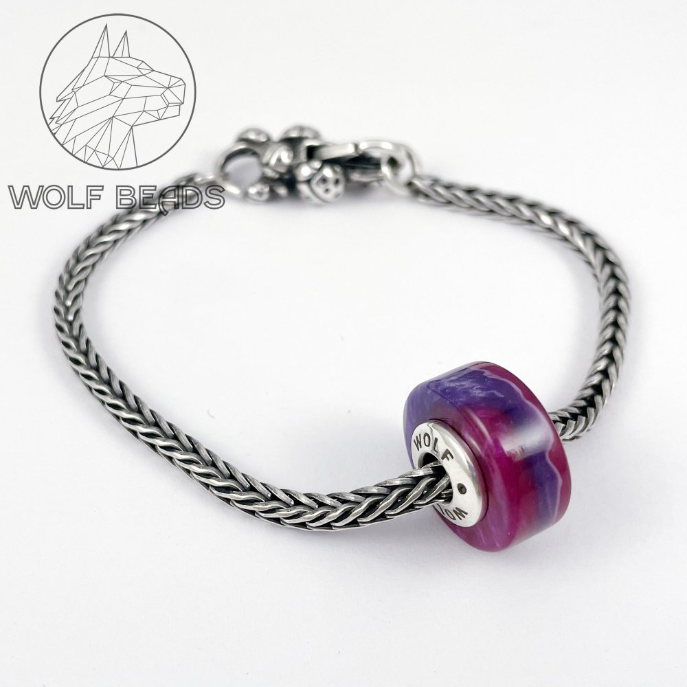 (image for) Grape Juice Alumilite Barrel Bead