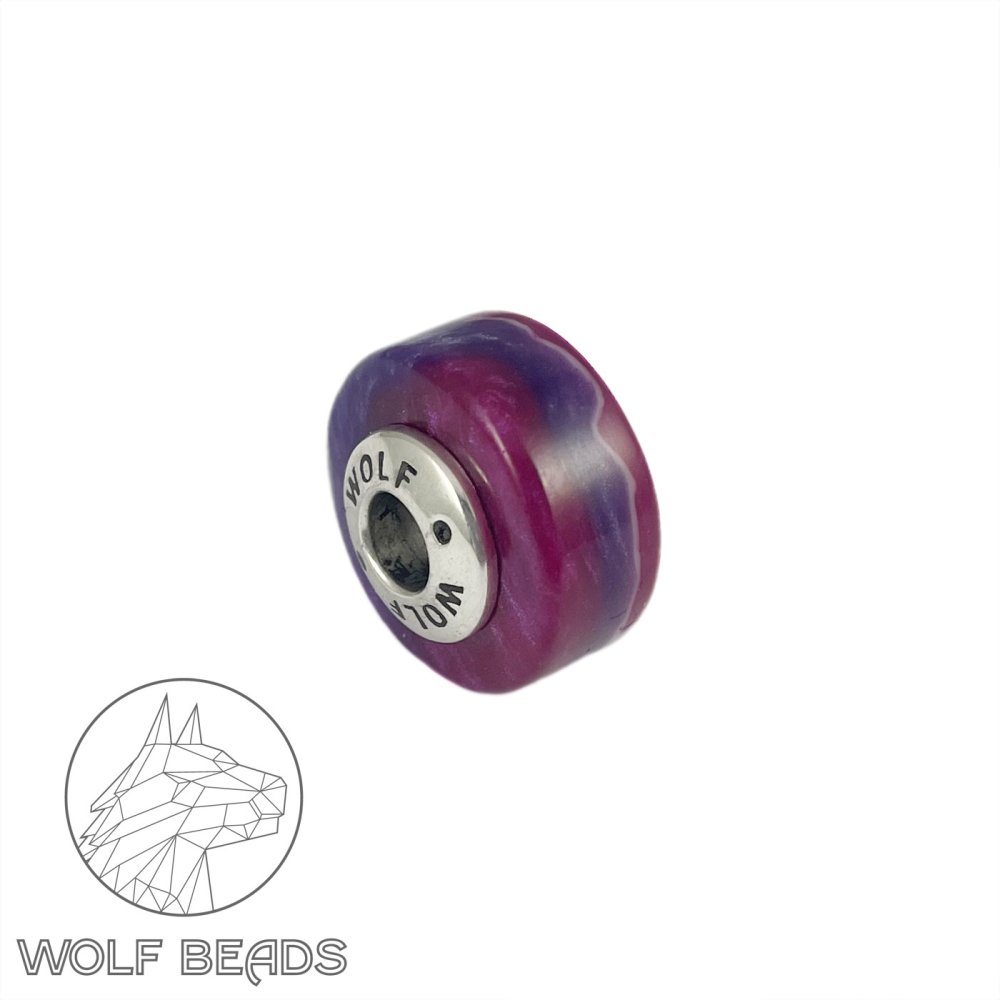 (image for) Grape Juice Alumilite Barrel Bead