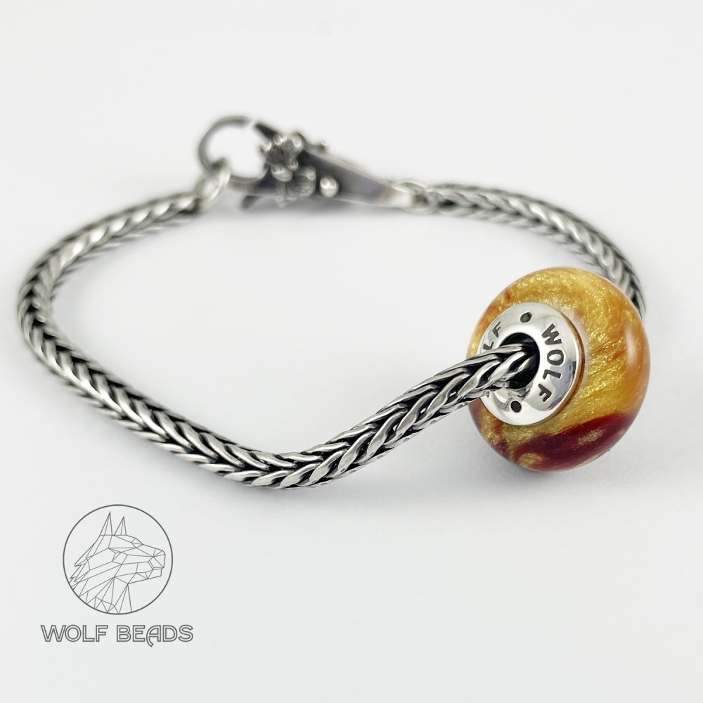 (image for) Starfire Alumilite Rondelle Bead